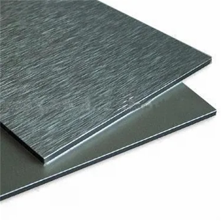 Panneau de revêtement en aluminium brossé à noyau brisé
