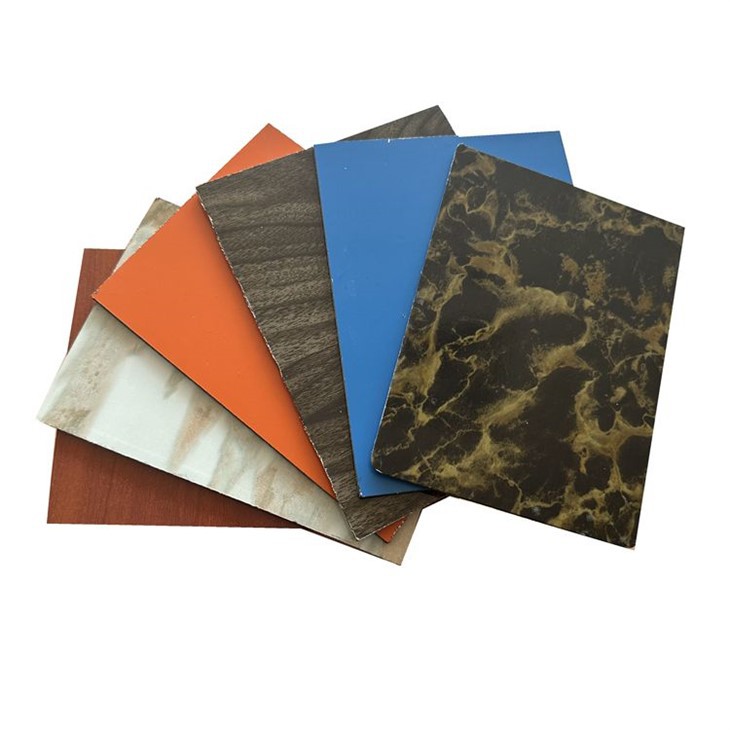 Prix ​​d'usine de conception personnalisée 4mm 5mm panneau composite aluminium grainé de marbre ACP
