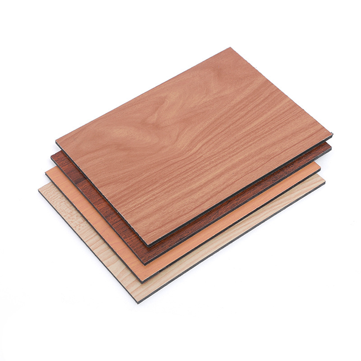 Single-side Wood Grain ACP Wall Cladding Kitchen Cabinet