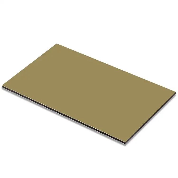 Panneau composé en aluminium ignifuge d'ACP de finition à haute brillance coloré de 3mm 4mm PVDF