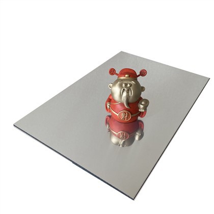 Miroir Alubond Feuille ACP Panneau extérieur en aluminium Tailles des panneaux ACP