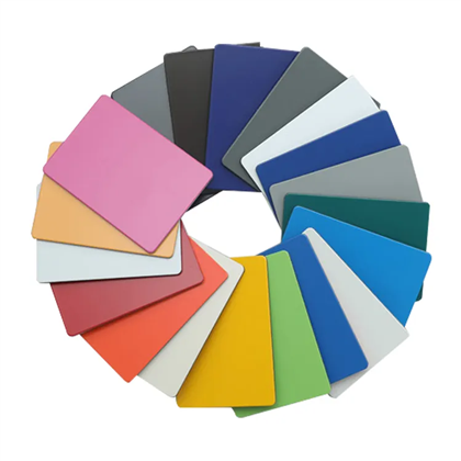 Panneau composé en aluminium de revêtement de mur de construction de vente chaude d'OEM 4mm