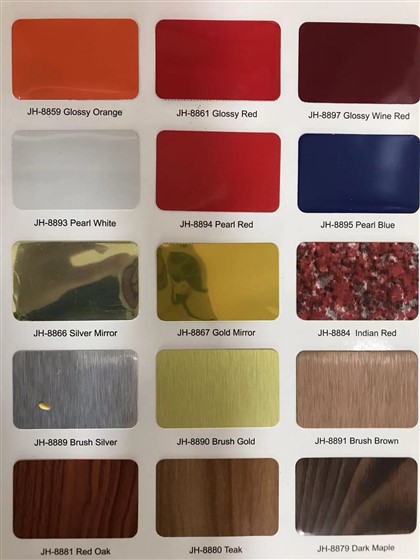 Panneau composite en aluminium à motif varié populaire Produit le plus vendu